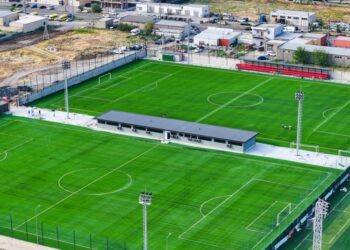 Modern football complex nears completion in Rustavi