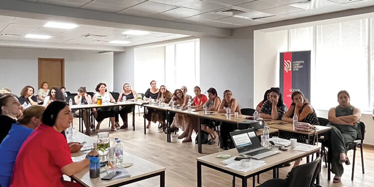 UN women and local organizations train women leaders in Georgia. Source: UN Women FB