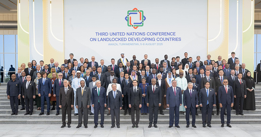 The Third United Nations Conference on Landlocked Developing Countries in Awaza, Turkmenistan, bringing together global leaders, policymakers, and stakeholders under the theme Driving Progress through Partnerships. Source: UN