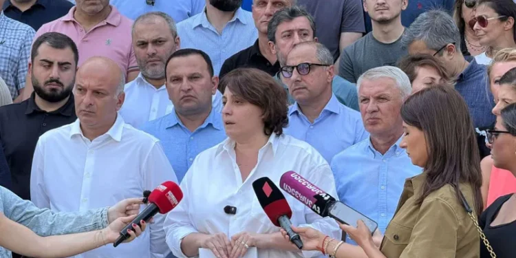 Eight opposition parties announce rally in Tbilisi on September 13