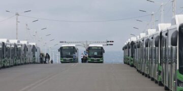 Tbilisi unveils new fleet of 18-meter MAN buses to modernize public transport