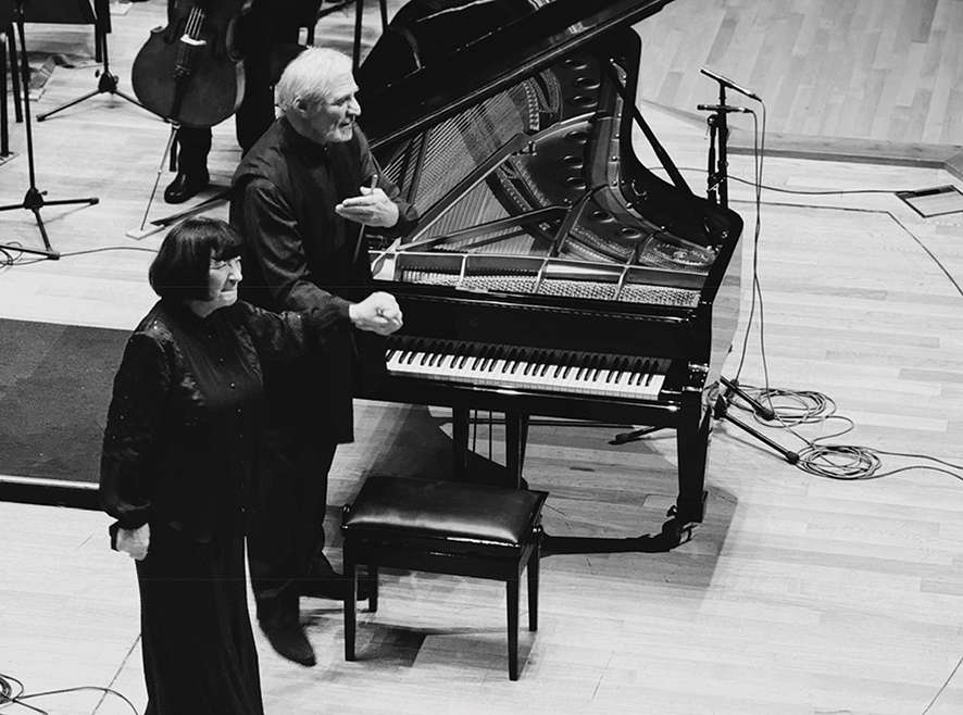 Eliso Virsaladze and Vakhtang Kakhidze. Photo by the author