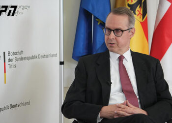 Ambassador to Georgia Peter Fischer. Source: interpressnews