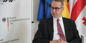 Ambassador to Georgia Peter Fischer. Source: interpressnews