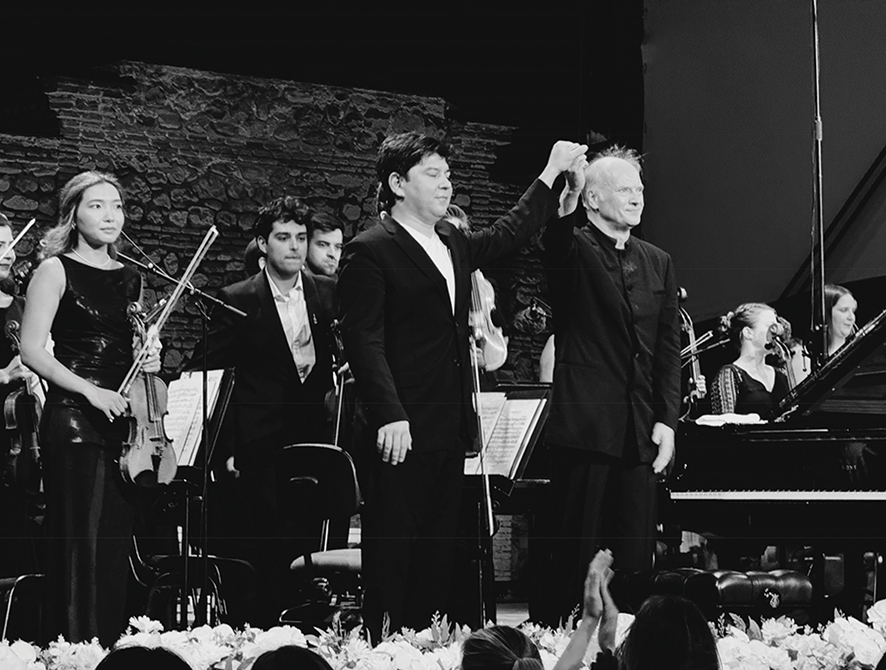 Behzod Abduraimov, Gianandrea Noseda and Pan-Caucasian Youth Orchestra. Photo by the author