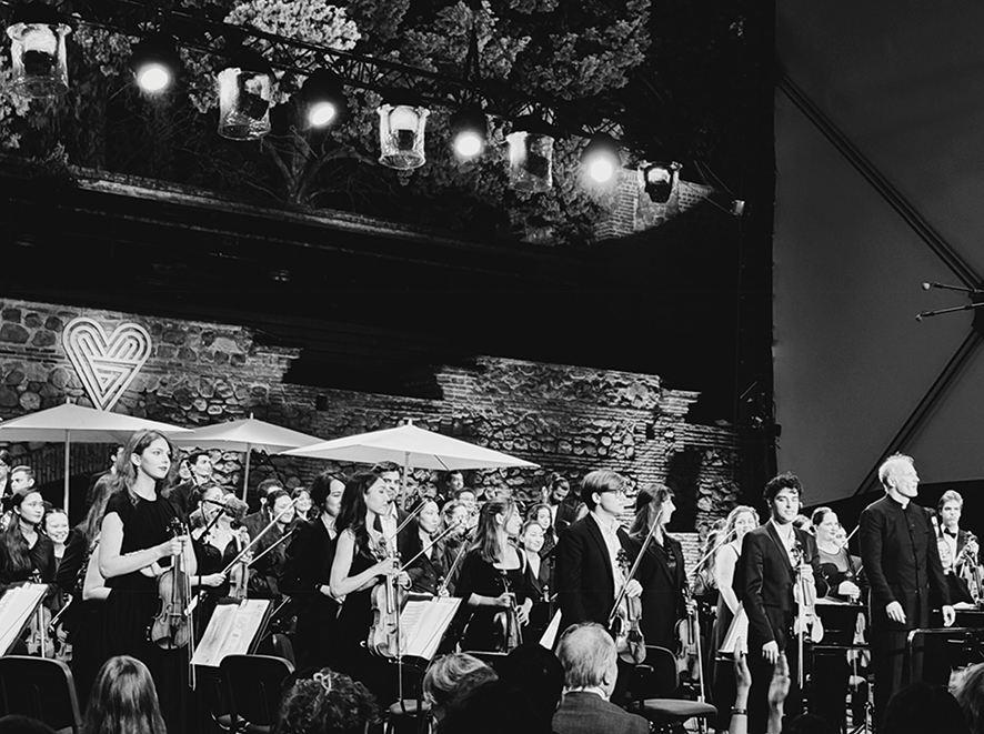 Gianandrea Noseda and Pan-Caucasian Youth Orchestra. Photo by the author