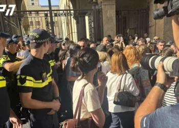 Protesters confront Georgian Dream deputies over August 2008 War report
