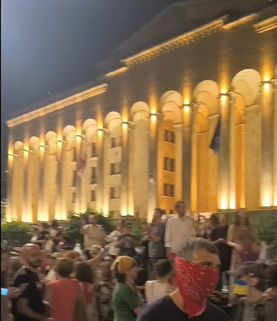 Wednesday's protest. Source: FB