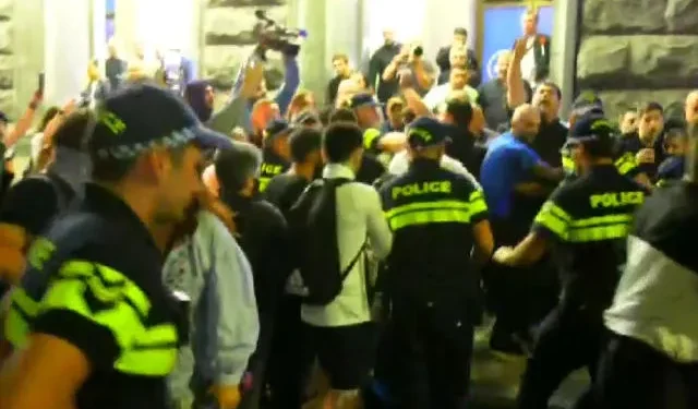 Clashes erupt near Kakha Kaladze’s campaign headquarters