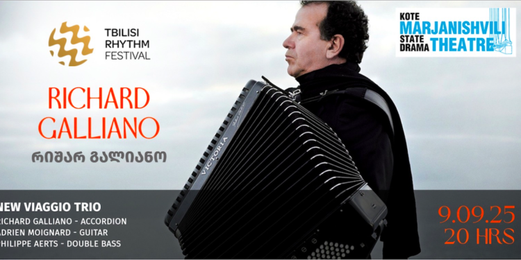 Richard Galliano New Viaggio Trio at International Arts Festival ‘Tbilisi Rhythm’ in Marjanishvili Theater 