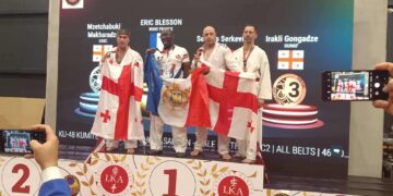 Georgian karate team wins six medals at European championship in Riga