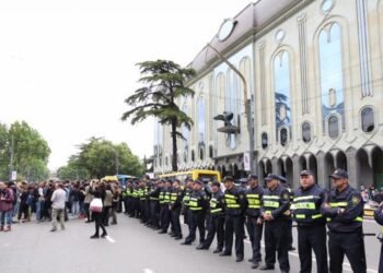 Police mobilized across Tbilisi ahead of planned October 4 rally