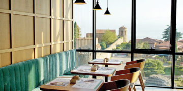 View from the restaurant. Source: Holiday Inn Telavi.