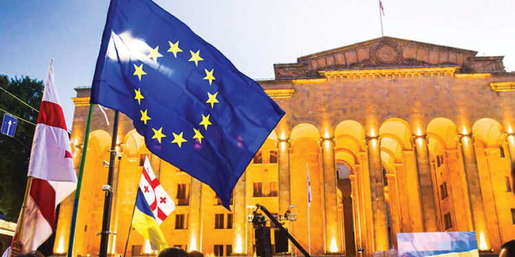 Protestors outside Parliament Source: EvaL Miko / Shutterstock
