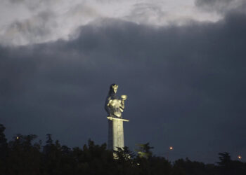 The Mother Georgia statue in Tbilisi. Source: Civil.ge