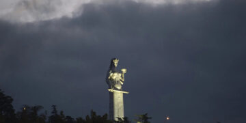 The Mother Georgia statue in Tbilisi. Source: Civil.ge