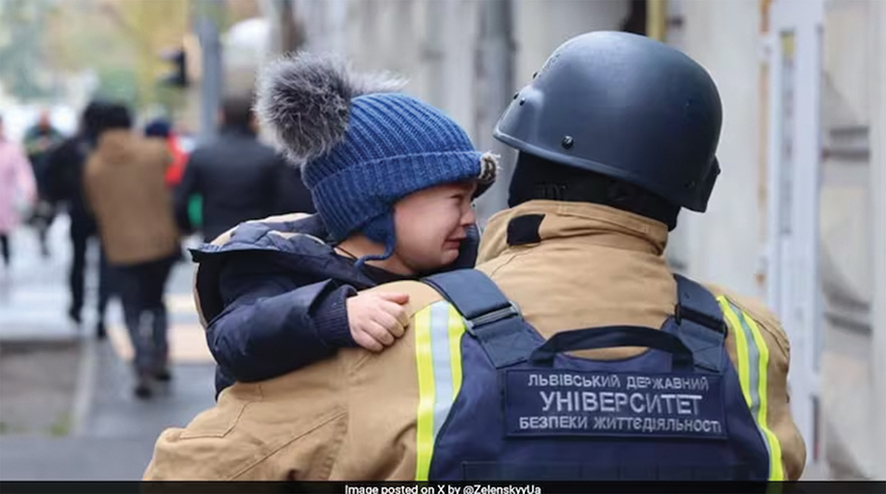Ukraine Latest: Russian Drone Strike Hits Kharkiv Kindergarten, Zelensky Says “Russia is deliberately killing children”