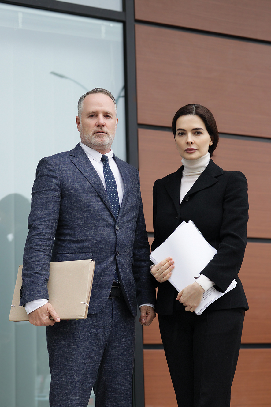 Leviev's lawyers Sharon Nahari and Mariam Kublashvili. Source: GT