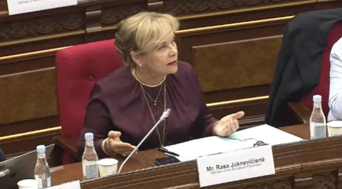 MEP Juknevičienė: No Georgian delegation at Euronest for the first time