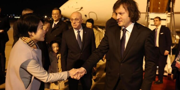 Georgia’s Prime Minister Irakli Kobakhidze begins working visit to China