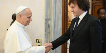 Georgian PM Irakli Kobakhidze meets Pope Leo XIV in the Vatican