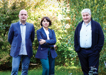 Lado Kaperski, Teona Kurasvhili, and David Tamarashvili