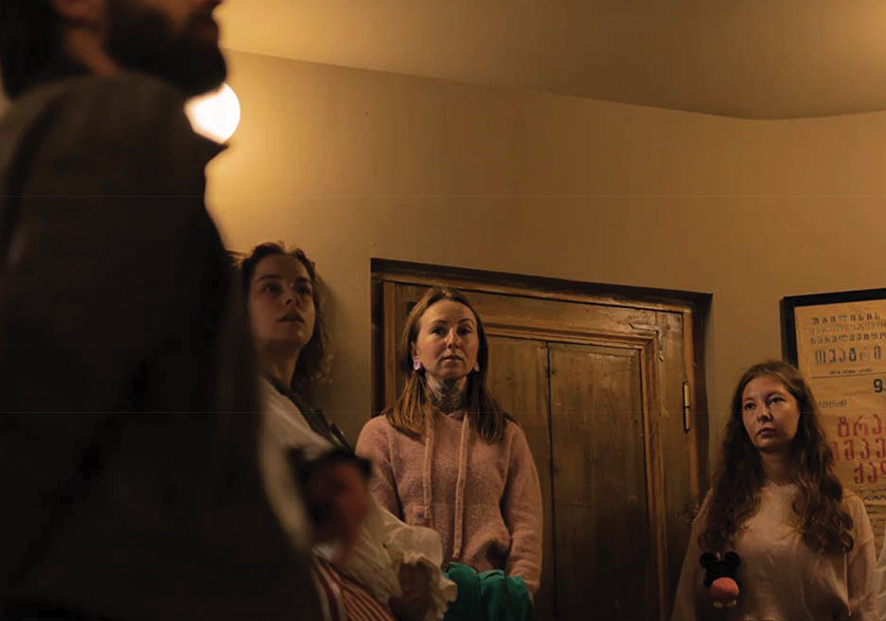 In the theater. Source: gabriadze.com