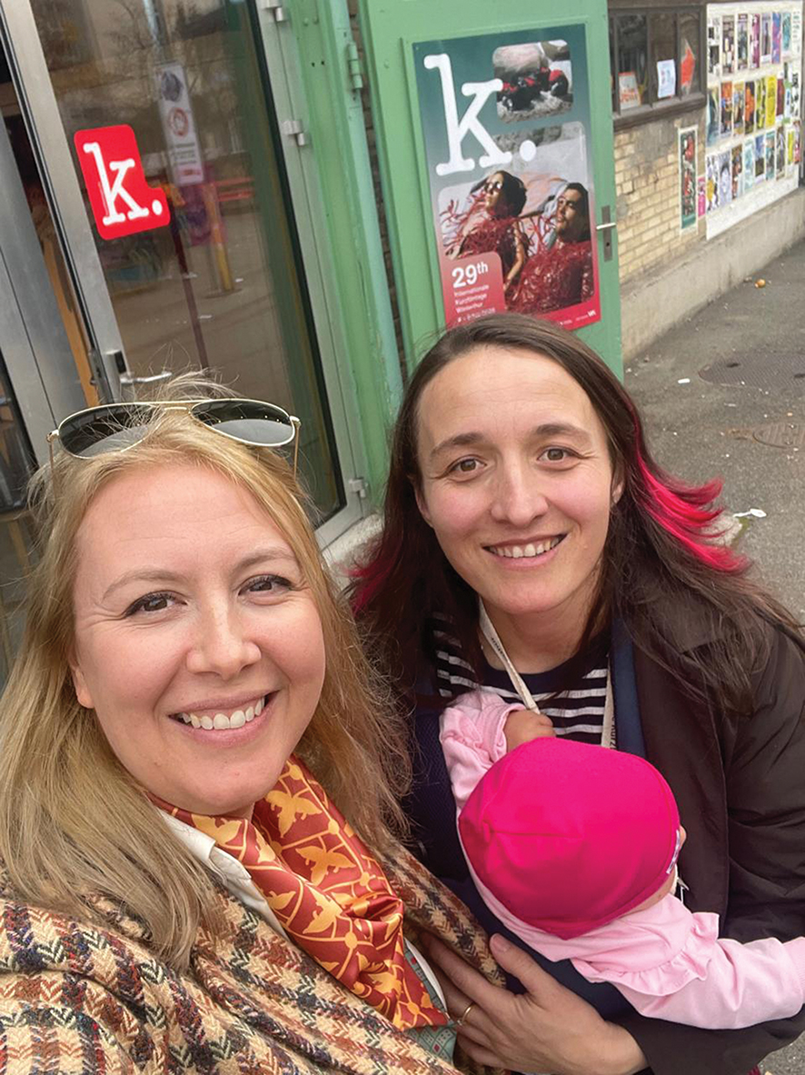 Michelle Gagnon and Mariam Khatchvani