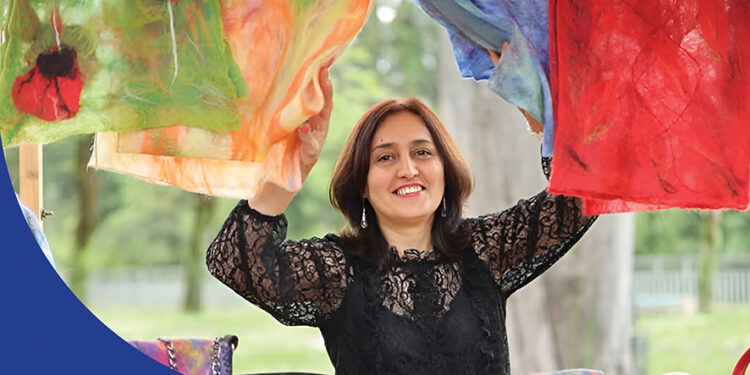 A Georgian SME owner who benefited from the EU4Business initiative