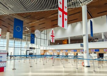 Kutaisi International Airport operates normally despite heavy snowfall