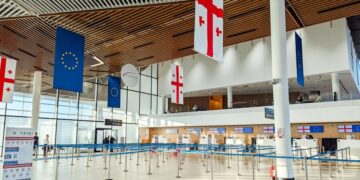 Kutaisi International Airport operates normally despite heavy snowfall