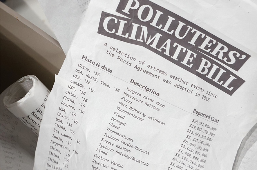 Polluters climate bill. Source: unfccc