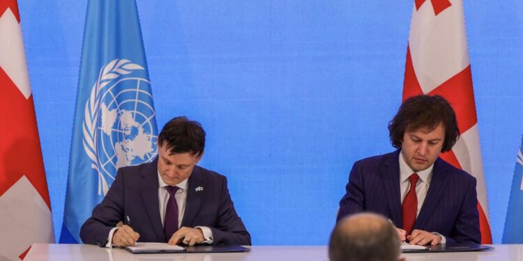 Georgia and UN sign new sustainable development cooperation framework 2026–2030