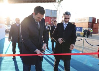 Georgia and Azerbaijan launch regular block train linking Poti and Baku ports