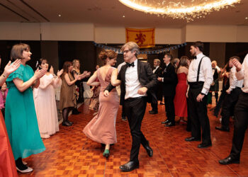 Scottish dancing at the 2025 Burn's Night. Source: FB