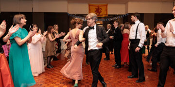 Scottish dancing at the 2025 Burn's Night. Source: FB