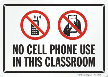 A classroom sign. Source: techdetoxbox