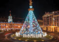 The Liberty Square "Christmas Tree" 2022. Source: georgiantravelguide