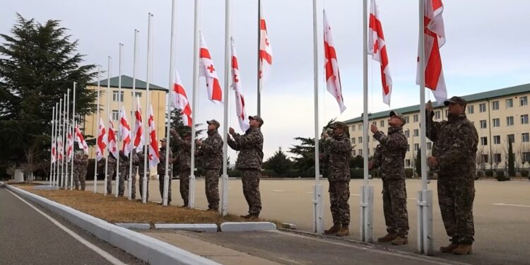 January 14 marks National Flag Day of Georgia