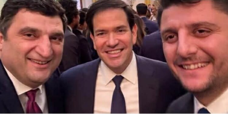 CEOs of Georgian companies Orbi Group and Block Group attended a Christmas Party at the White House