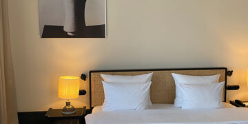 Thea Djordjadze. Château suite views. Photo by the author