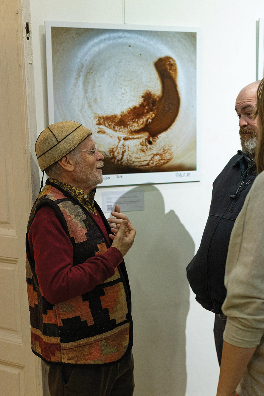 Tony Hanmer with guests. Photo by Scott Noble