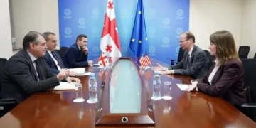US diplomat briefs Georgian Deputy FM on temporary suspension of certain visa categories