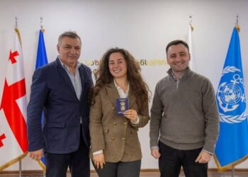 Natia Labadze becomes Georgia’s first female ship captain