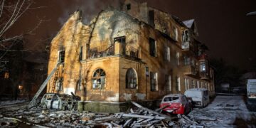 Russia launches hypersonic missile and drone barrage on Ukraine as Kyiv strikes Belgorod