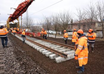 Railway infrastructure works underway on Kvishkheti–Khashuri section