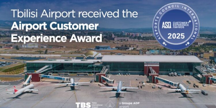 Tbilisi International Airport wins five ACI passenger experience awards
