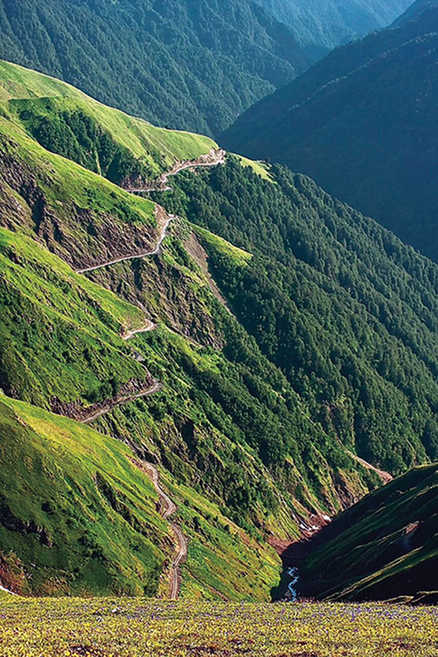 The road to Tusheti has been named by adventure tourists as “one of the most treacherous in the world.”