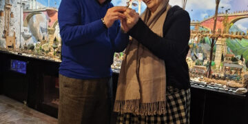 The author in the museum