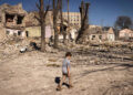 A child walking in Ukraine. Source: GettyImages